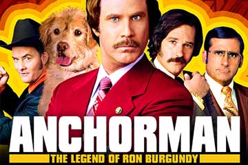 Anchorman Legend of Ron Burgandy logo