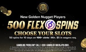 Golden Nugget Online Casino Flex Spins offer
