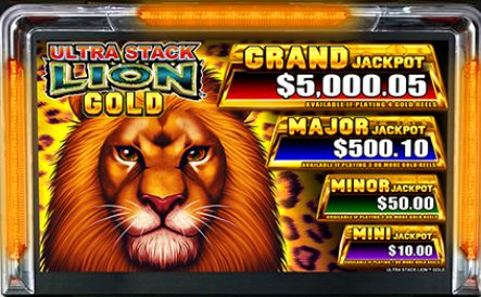 Ultra stack lion Aruze Gaming slot game