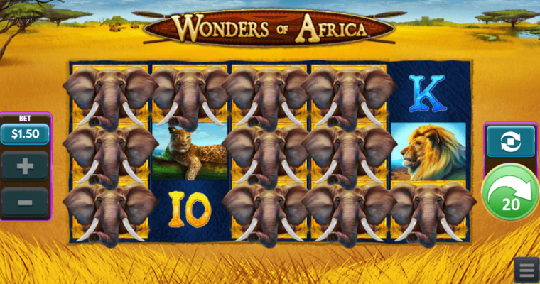 Wonders of Africa slot game