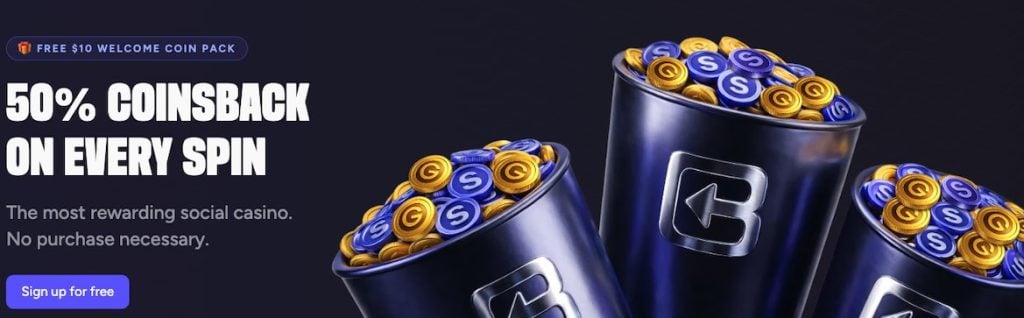 Coinsback welcome bonus