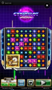 Cyberslot Megaclusters Gameplay