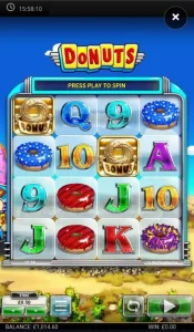 Donuts Slot Gameplay