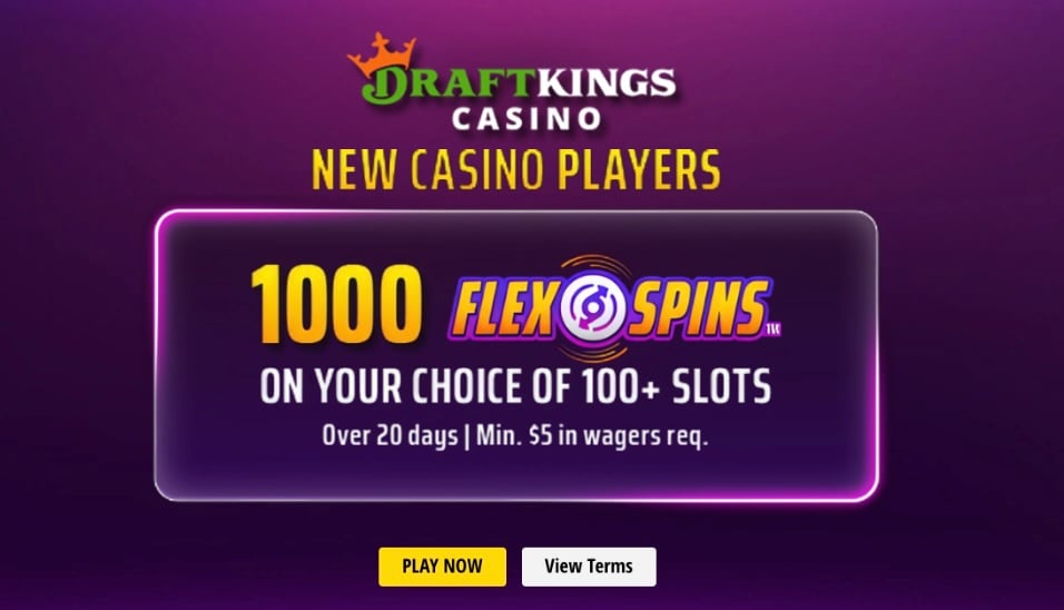 DraftKings flex spin welcome bonus