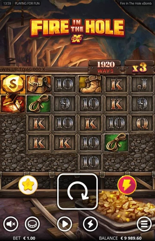 Fire In The Hole slot 1920 ways