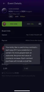 Prize Picks entry fee example
