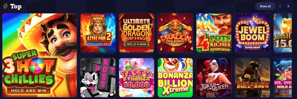 Top slots at Sixty6 Casino