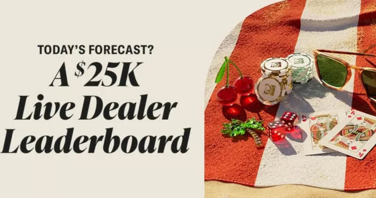 BetMGM live dealer Leaderboard Promo