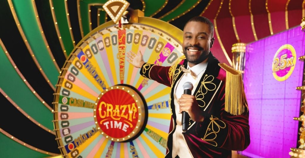 Live Dealer Crazy Time at Caesars Palace
