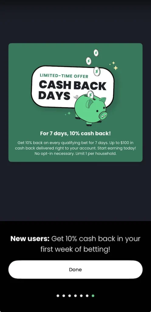sporttrade cash back promo screenshot