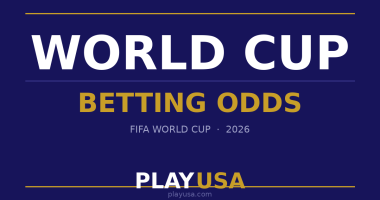 World cup betting odds June 2026