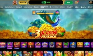 Cider Casino homescreen