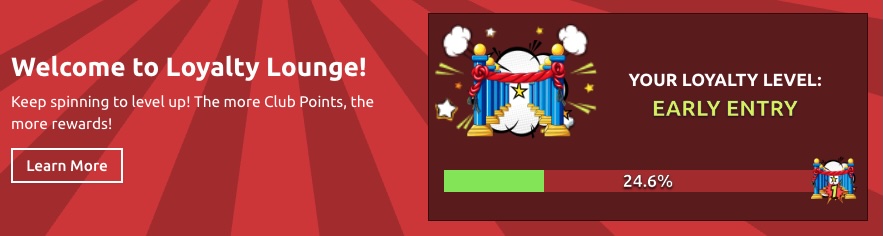 Loyalty Lounge progress achieved. icon