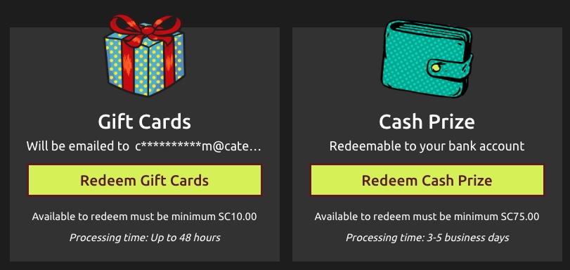 Prize minimums at Hello Millions casino