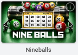 Nine Balls at Pulsz Bingo