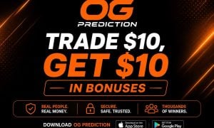 OG prediction app $10 sign-up bonus