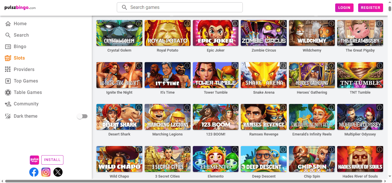 Pulsz Bingo Slots