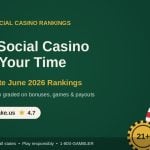 Banner for social casinos worth the user's time in June 2026
