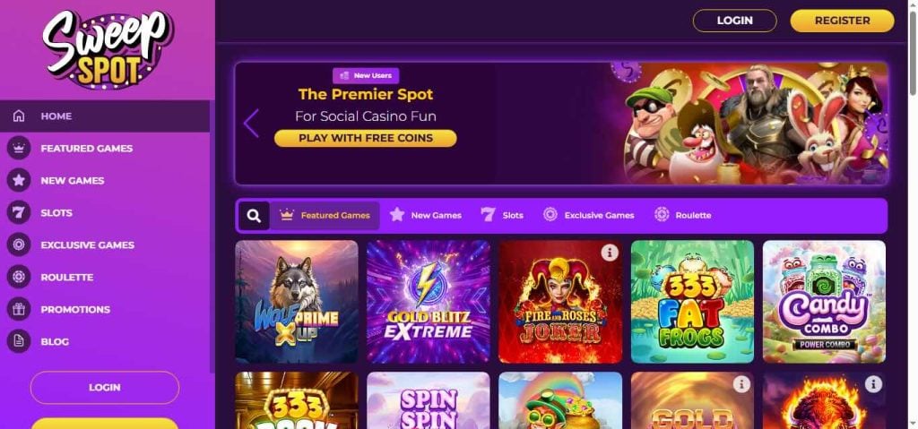 SweepSpot Social Casino
