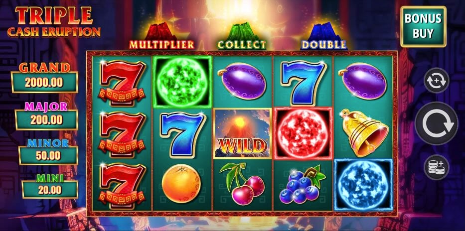Triple Cash Eruption base game
