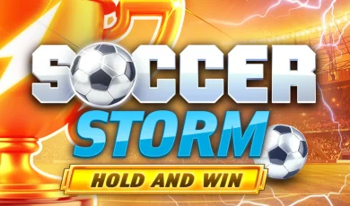Soccer Storm Hold and Win logo