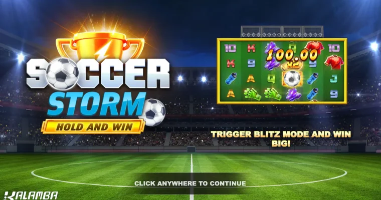 Soccer Storm Hold and Win slot