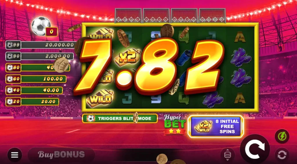 Soccer Storm Hold and Win slot