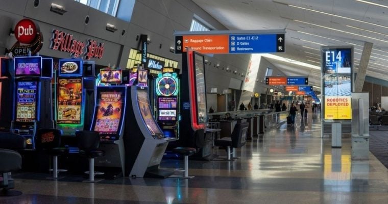 Traveler wins $3.3M jackpot at airport in Las Vegas.