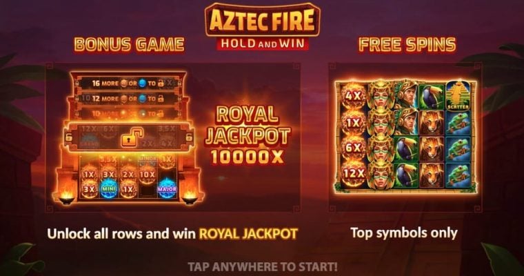 Aztec Fire slot featured image