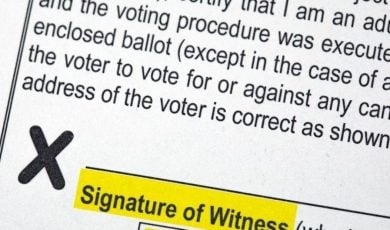 Wisconsin election commission warns voters about not betting on races.