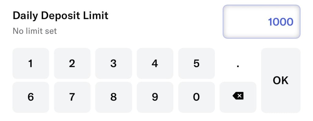 BetMGM deposit limit