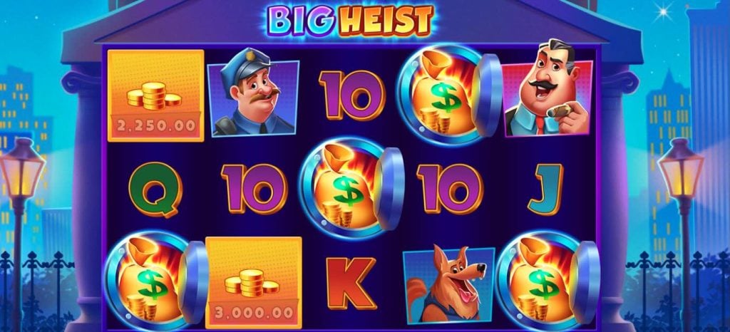 Big Heist slot base game