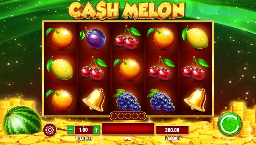 Cash Melon slot base game