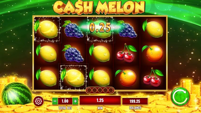 Cash Melon slot lemon win