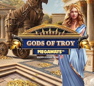 Gods of Troy slot Digging for Wilds slots at Hollywood
