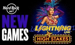 Las Vegas Showgirl and Lightning Link High Stakes Online Casino Game for Hard Rock Bet