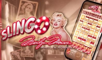 Promo Image for new BetMGM Online Slingo Game with Marilyn Monroe Theme