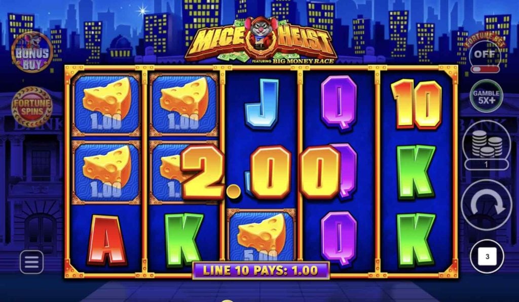Mice Heist slot win
