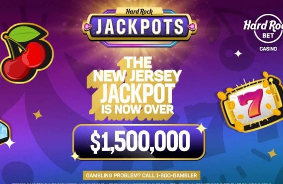 Hard Rock Bet NJ Mega Jackpot Climbs Again After Three Million-Dollar Wins