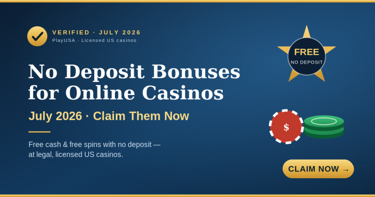 No deposit bonus casino
