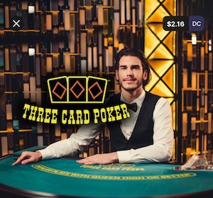Three Card Poker at Hollywood Casino
