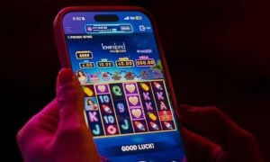 Love Island Unlocked Online Slot Game By FanDuel Casino Displayed on Cell Phone