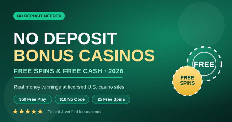 No deposit bonus casinos