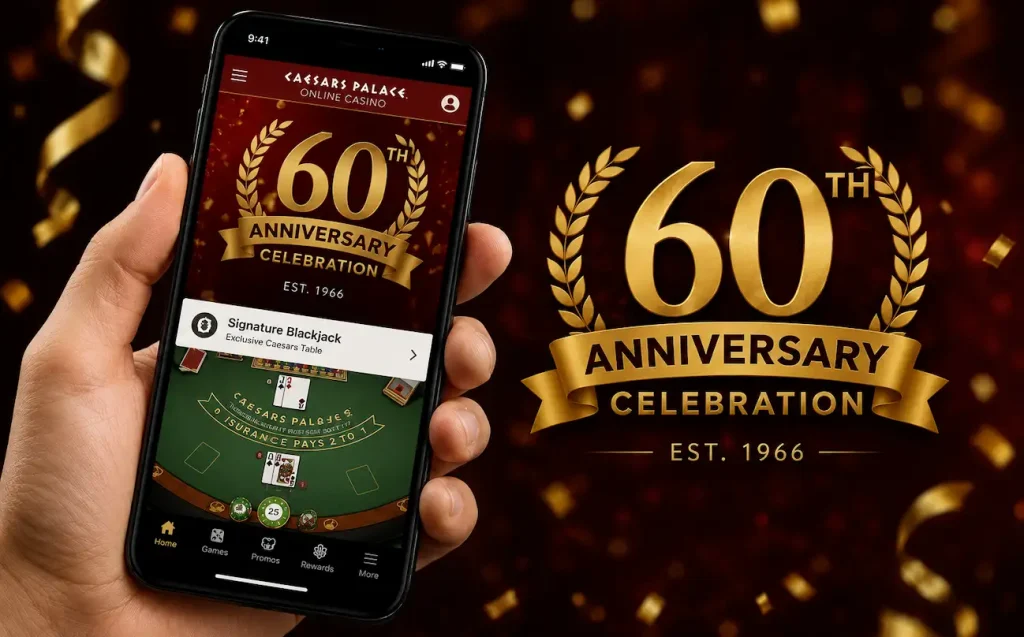 Caesars Palace 60th anniversary promo