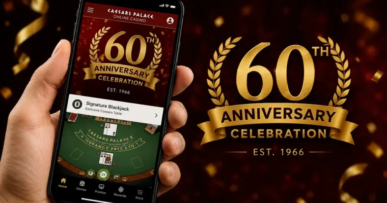 Caesars Palace 60th anniversary promo