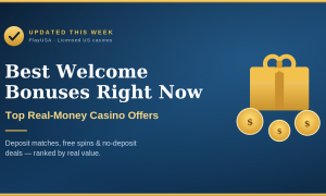 Casino welcome bonuses