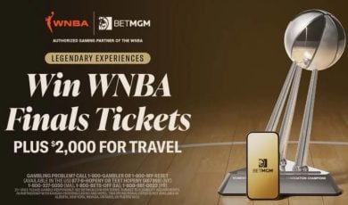 Win WNBA Finals Tickets BetMGM Sweepstakes Promo Image August-September 2026