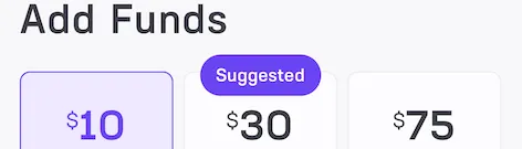 Sign-up bonus claimed. icon