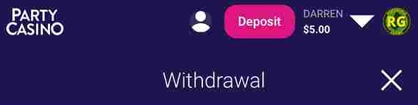 Withdrawal tested. icon