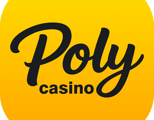 Yellow and Black Poly Casino Logo